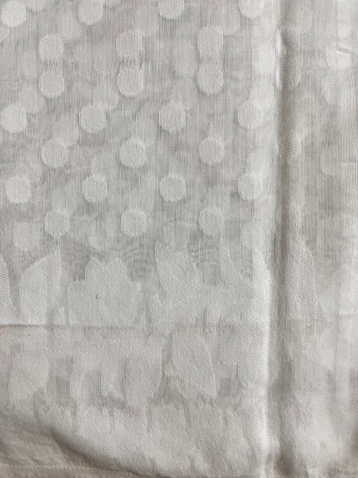 Jahnavi - White Jamdani Saree