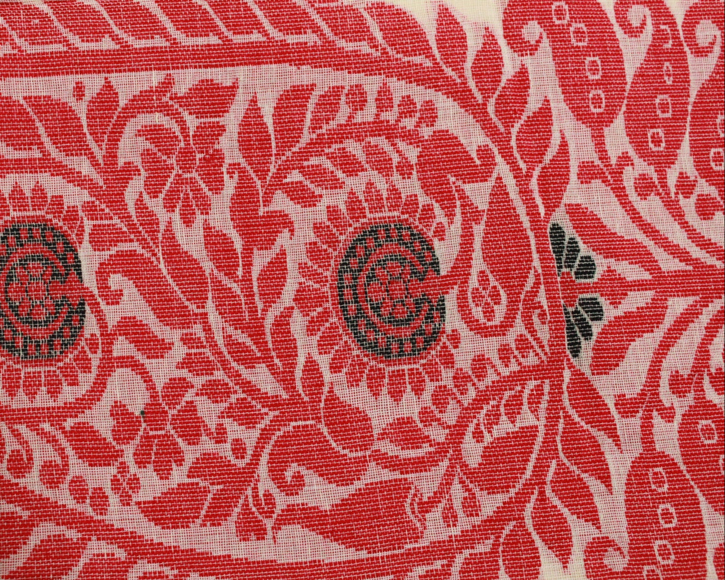 SHREE - Off-White Pure Cotton Baluchari Saree