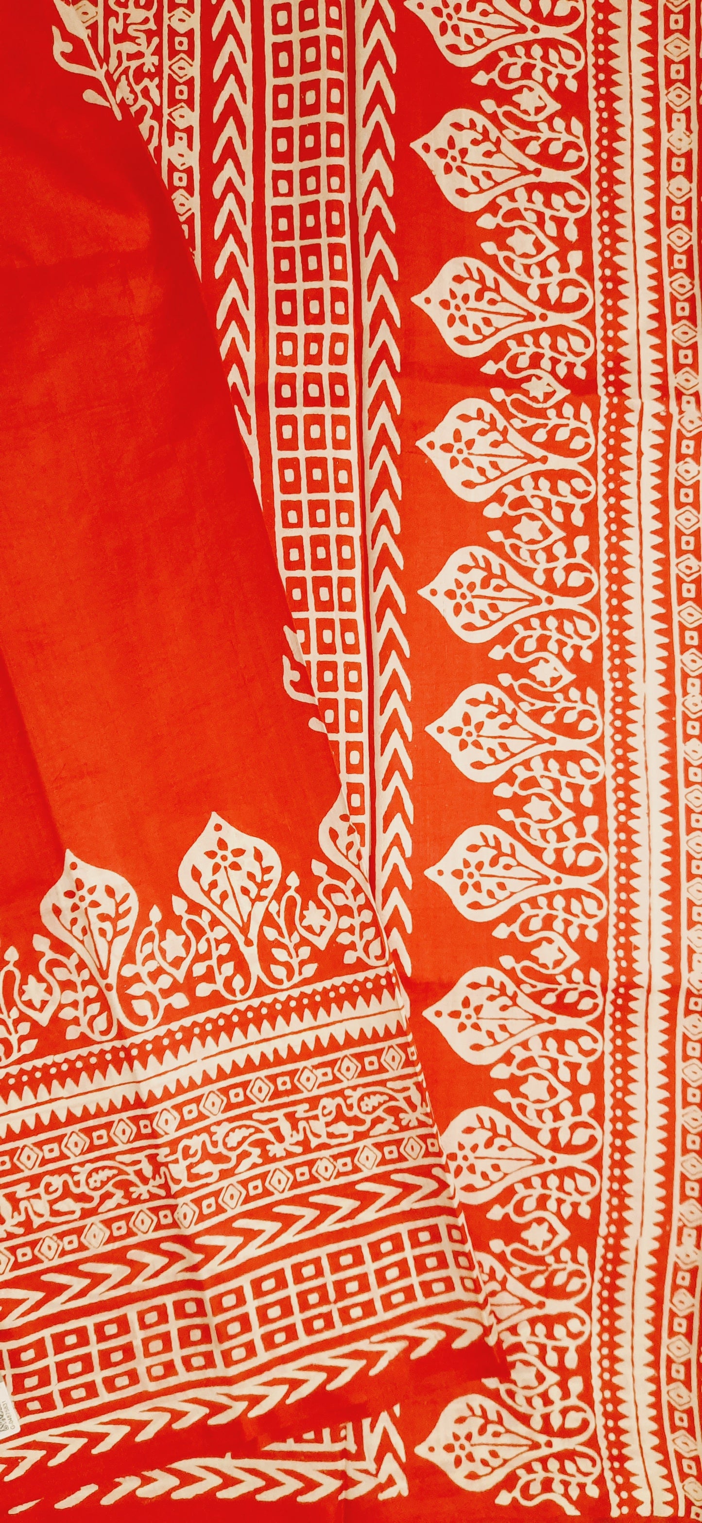 Red Bishnupuri Katan Silk Saree