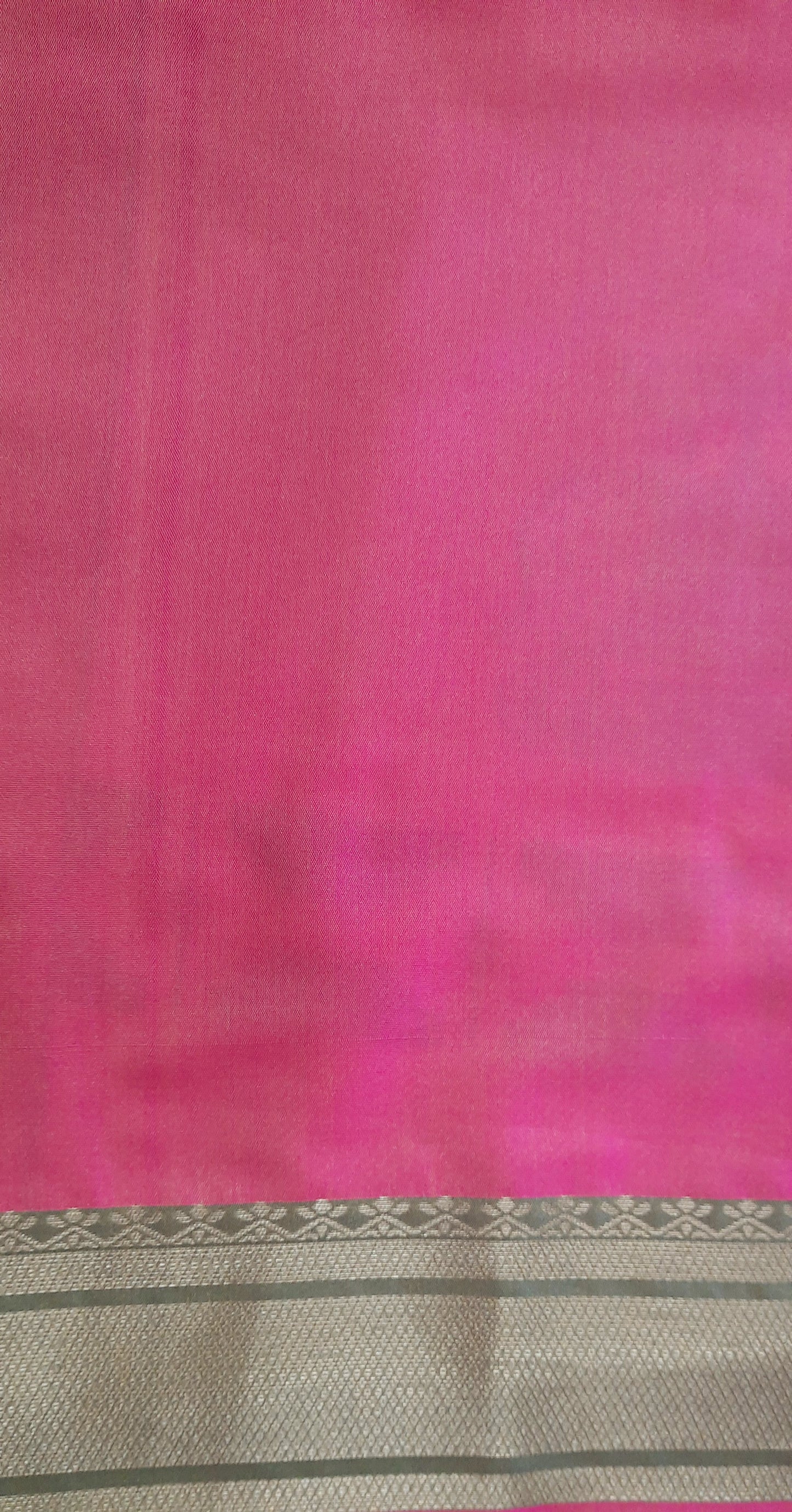 Punch Pink Paithani Silk Saree