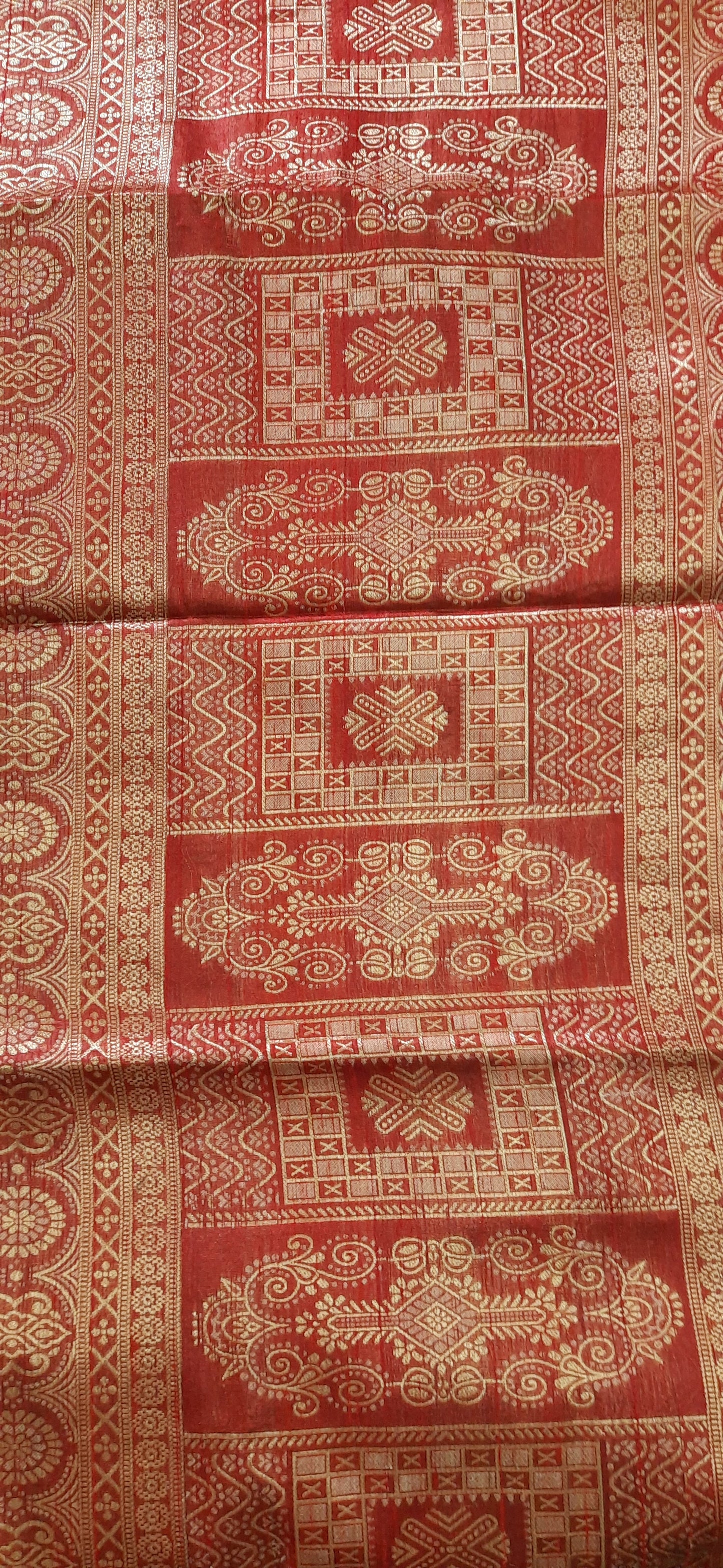 Steel Color Semi Tussar Silk Saree