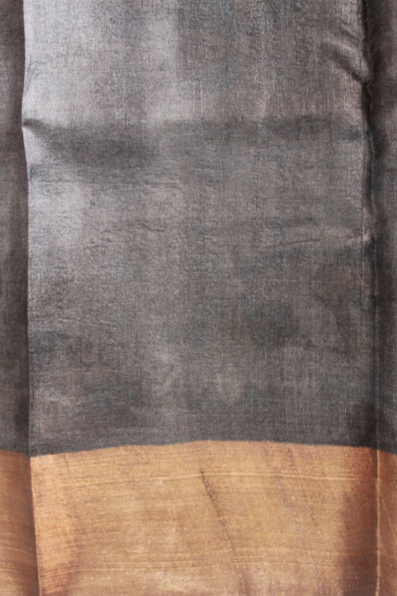 Olive Green Printed Pure Tussar Silk Saree