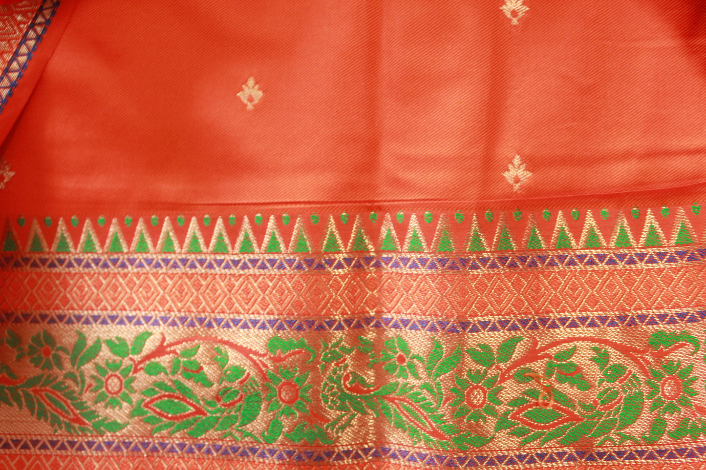 Red Paithani Silk Saree