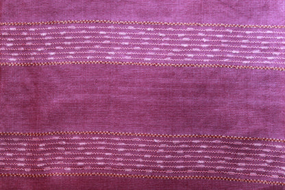 Purple Tussar Silk Saree